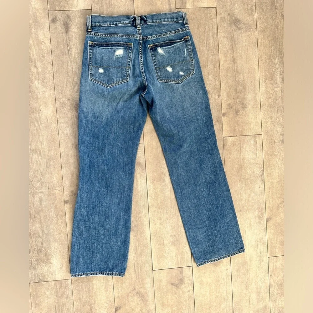 J. Crew Men’s 30x30 distressed blue jeans